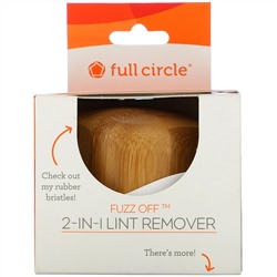 Full Circle, Fuzz Off, 2-in-1 Lint Remover, White, 1 Brush