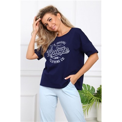 1018 Пижама (Синий_голубой)