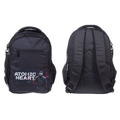 Рюкзак молодежный "BASIC STYLE. Atomic Heart" 41х30х15 см 2 отделения 3 кармана (085185) 03055 Хатбер