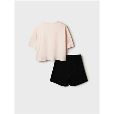 Комплект трикотажный для женщин: фуфайка (футболка), шорты