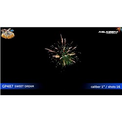 Фейерверк M1042 Сладкий сон / Sweet dream (1" х 16)