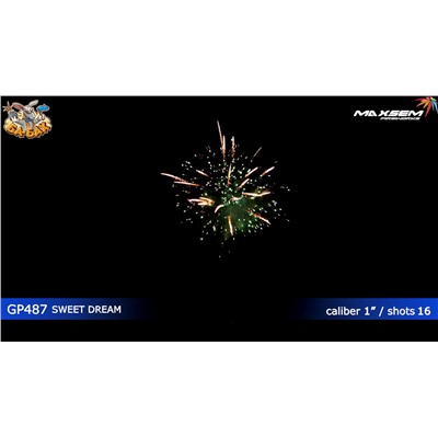 Фейерверк M1042 Сладкий сон / Sweet dream (1" х 16)