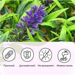 Декоративная панель, 60×40 см, «Фиолетовые цветы», Greengo