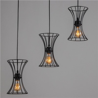 Светильник BayerLux «Анетта» 3хЕ27 40 Вт черный 16×50×23-123 см