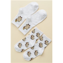 Детские носки стандарт Капибара (набор 2 пары) НАТАЛИ, 1101571