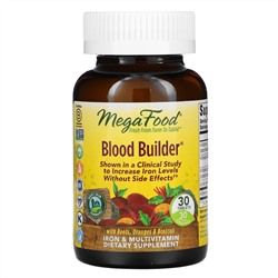 MegaFood, Blood Builder, 30 таблеток