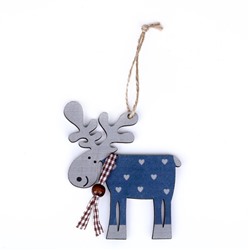 Елочная игрушка «Смешной олень», МИКС