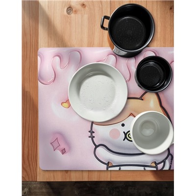 Коврик для дома Доляна Baby, влаговпитывающий, 40×60 см, розовый