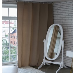 Штора портьерная «Этель», 220×280 см, английский стиль серая