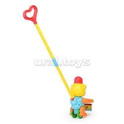 Каталка "Обезьянка барабанщик" в сетке