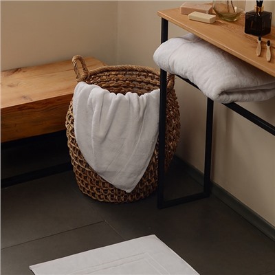 Полотенце махровое SL HOME: Classic «Блан де Блан», 100×180 см, хлопок 100%, белое