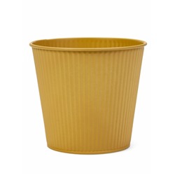 Декоративное кашпо «Ведёрко Килли», 14×14×13 см, металлическое, жёлтое