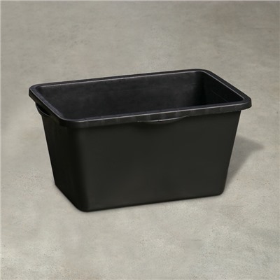 Таз строительный, 40-45 л, прямоугольный, пластик