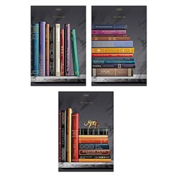 Тетрадь А4  96л клетка "Золотые страницы" мат.ламин.,3D фольга (094519) Хатбер