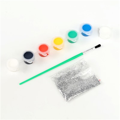 Роспись по дереву на новый год «Змея», набор для творчества