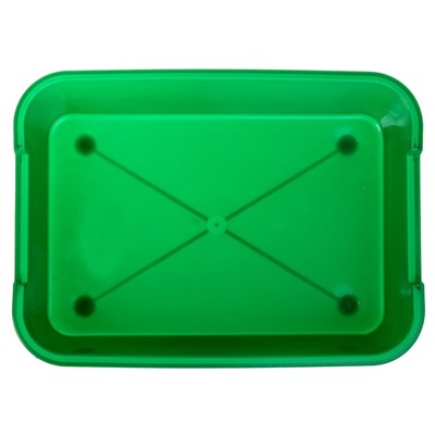 Туалет средний без сетки 36×26×6.5 см, зелёный