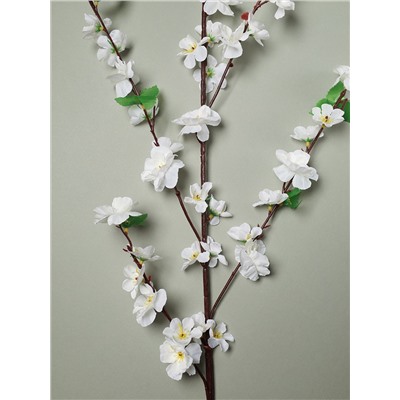 Цветок искусственный Сакура 118 см / WP-6 /уп 5/50/300/белая