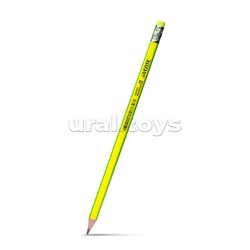 Набор карандашей чернографитных "Triolino " 12 шт + ластик + точилка, твердость - только HB