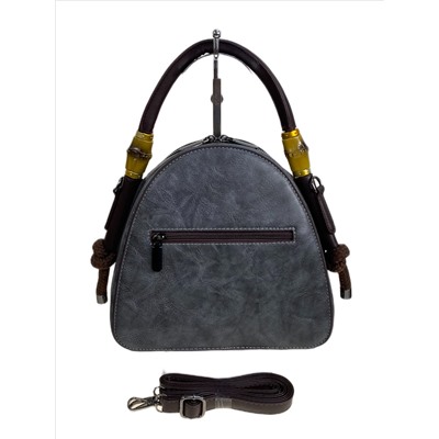 Женская сумка из искусственной кожи, цвет графит