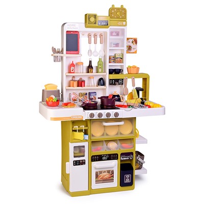 Набор кухня "Весёлый поварёнок" с паром (108 предметов) в коробке