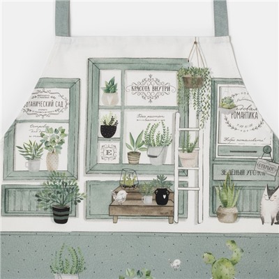 Фартук Этель «Романтика» 70×60 см, 100% хлопок, саржа 190 г/м²