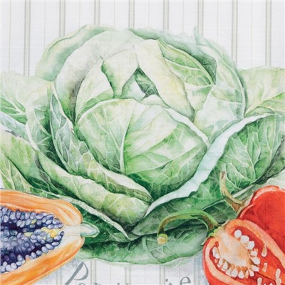 Скатерть Этель Vegetable, 180×147 см, 100% хлопок, репс 210 г/м²