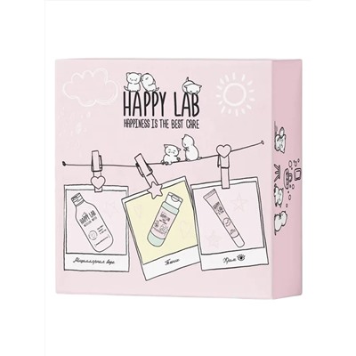 Happy Lab Набор средств для ухода за кожей лица Face Care: Мицеллярная вода, тоник, крем для век, 300 мл, 150 мл, 20 мл 28083