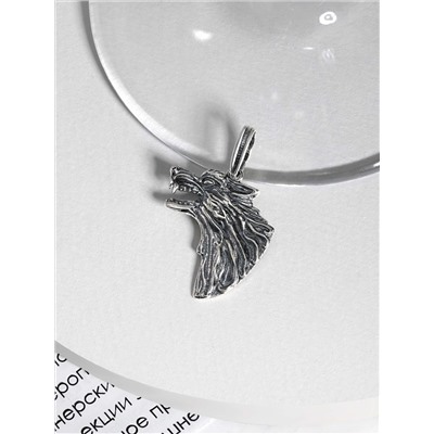 Подвеска из серебра с чернением 925 пробы п025ч