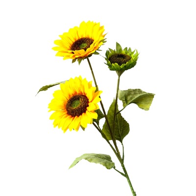 Цветы искусственные «Куст подсолнухов», h=87 см, d=16 см