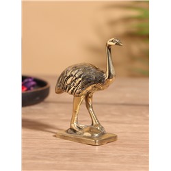 Сувенир «Страус», 7×4×10 см, бронза