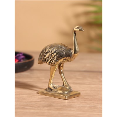 Сувенир «Страус», 7×4×10 см, бронза