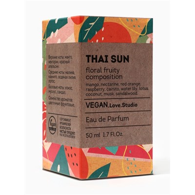 Парфюмерная вода женская Vegan Love Studio Thai Sun, 50 мл (по мотивам Taj Sunset (Escada)