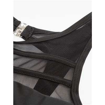 Купальник женский слитный MINAKU цвет чёрный, размер 48