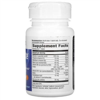 Enzymatic Therapy, Biotin Forte, биотин с цинком, 3 мг, 60 таблеток