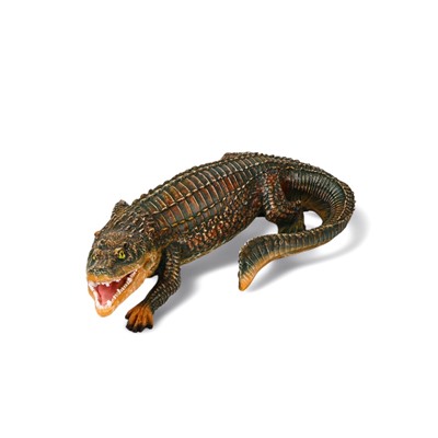 Садовая фигура из полистоуна «Крокодил», 20×50×28 см