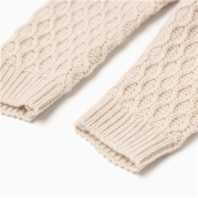 Брюки детские вязаные MINAKU: Knitwear collection, рост 80-86 см, бежевые