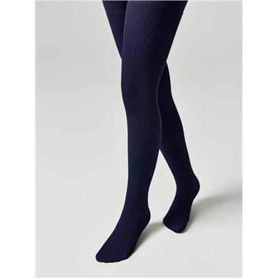 Нарядные CONTE JUDY Колготки в рубчик из микрофибры