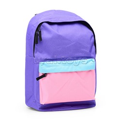 Рюкзак "Street Basic" 16,8 л., фиол. 40х28х15см. мягкий, 1 секц. молния универс.