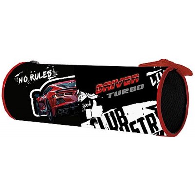 Пенал-тубус 195х85 мм ПТ-02 "БЕЗ ПРАВИЛ/NO RULES 2026" большой, печать на ткани Пчелка