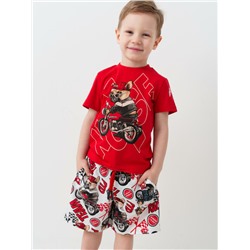 Комплект трикотажный для мальчиков: фуфайка (футболка), шорты