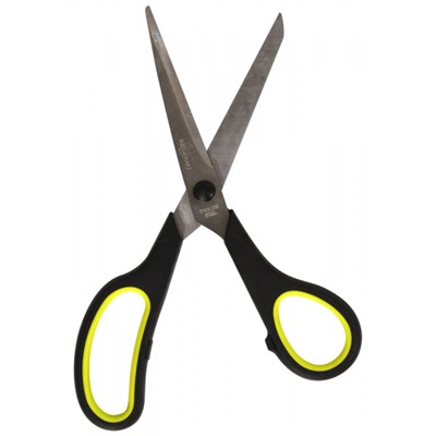 Ножницы 215 мм пластиковые ручки, резиновые вставки SO2104 inФОРМАТ