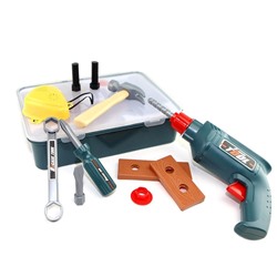 Набор игрушечных инструментов в коробке (27x20x6см)