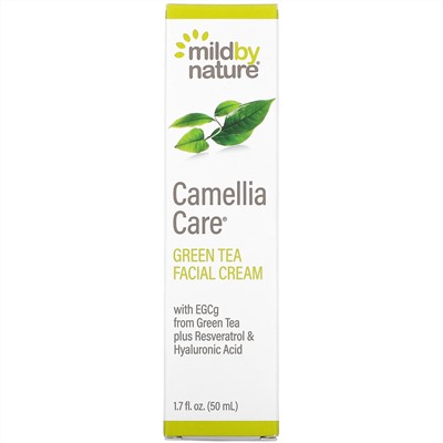 Mild By Nature, Camellia Care, крем для кожи с ЭГКГ из зеленого чая, 50 мл (1,7 жидк. унции)