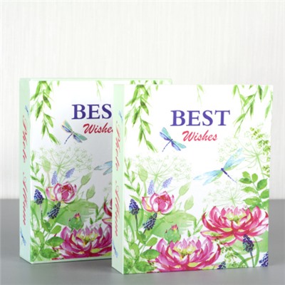 Фотоальбом 120 фото 10х15 Цветы / 9345 /уп 48/ (Розовый)