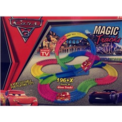Конструктор Гоночная трасса Magic Tracks 196 деталей с мертвой петлей