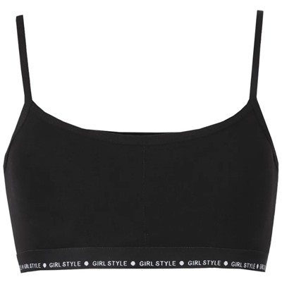 4012-02 Топ для девочки черный (BAYKAR)