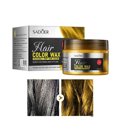 Воск для окрашивания волос Sadoer Hair Color Wax