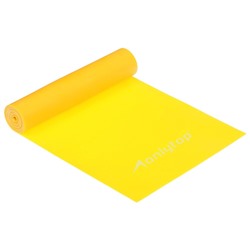 УЦЕНКА Эспандер ленточный для фитнеса ONLYTOP, 150×15×0.035 см, 5 кг, в тубе, МИКС