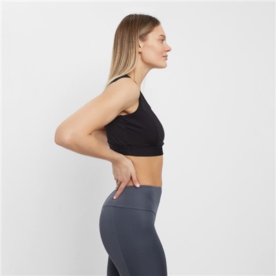 Топ спортивный женский Basia, чёрный, размер 46