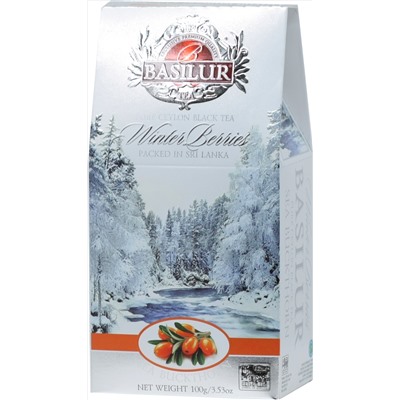 BASILUR. Новый год. Winter Berries. Облепиха 100 гр. карт.упаковка